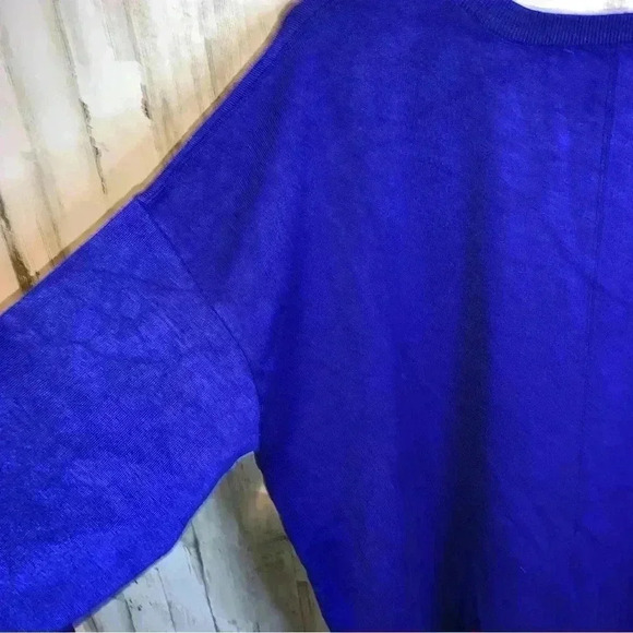 Cynthia Rowley Tunic Sweater Blue Pullover Size 1X - Picture 15 of 16